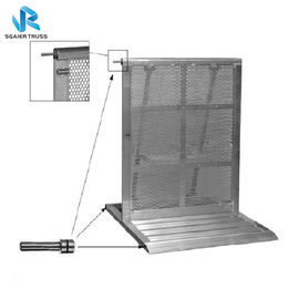 Portable Metal Crowd Barriers For Performance , Lightweight Crowd Control Gates